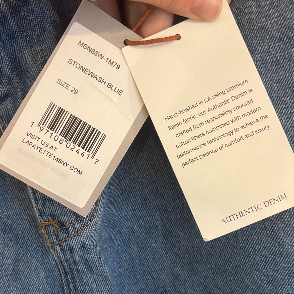 Lafayette 148 New York Blue Denim Maxi Skirt - Picture 2 of 9